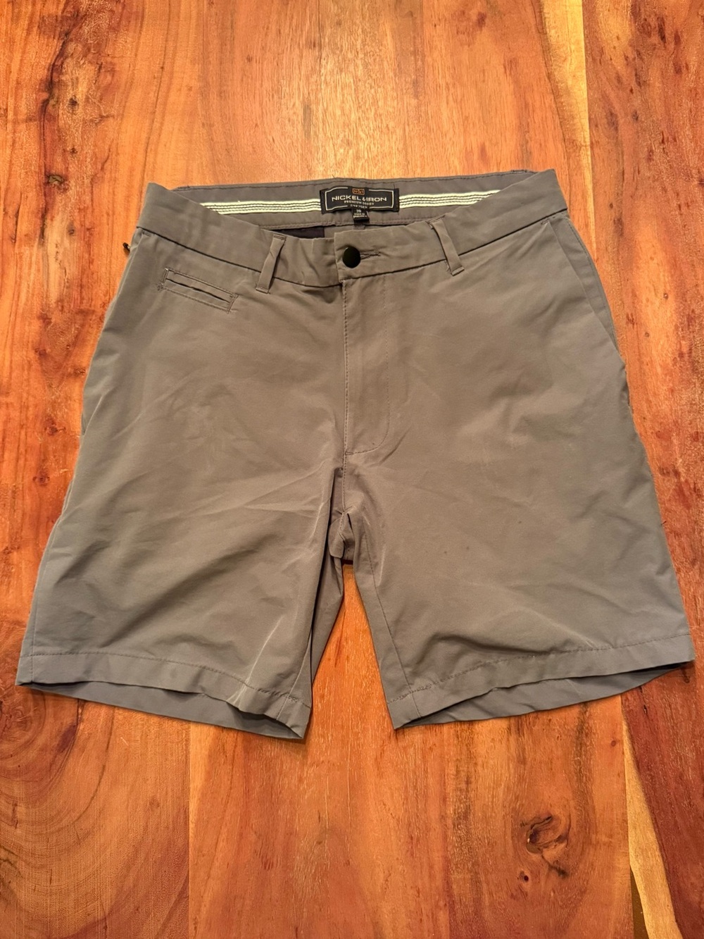 Nickel & Iron Premium Goods Stretch Performance Shorts – Men’s 30 – Gray
